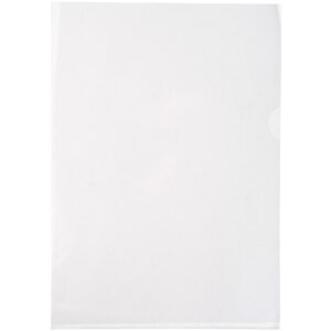 Exacompta упаковка из 100 гладких папок с кристаллами PP 120µ DIN A4