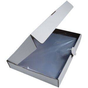 Exacompta упаковка из 100 гладких папок с кристаллами PP 120µ DIN A4