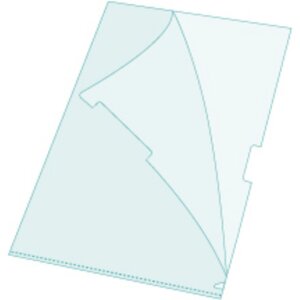 Exacompta упаковка из 100 гладких папок с кристаллами PP 120µ DIN A4