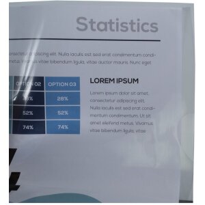 Exacompta упаковка из 100 гладких папок с кристаллами PP 120µ DIN A4