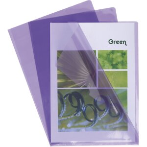 Exacompta 661205E 100 файловых папок PVC 130µ DIN A4 фиолетовый