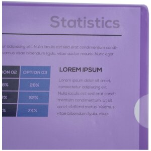 Exacompta 661205E 100 файловых папок PVC 130µ DIN A4 фиолетовый