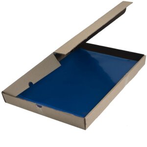 Exacompta упаковка из 100 гладких рукавов для документов из ПВХ 130µ формата A4 синий