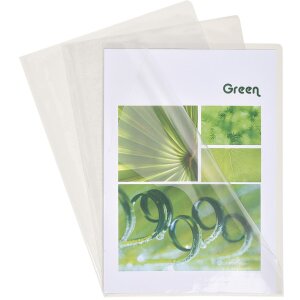 Exacompta 661230E 100 файловых карманов ПВХ 130µ DIN A4 кристалл