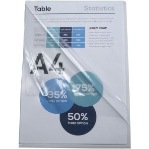 Exacompta 661230E 100 файловых карманов ПВХ 130µ DIN A4 кристалл