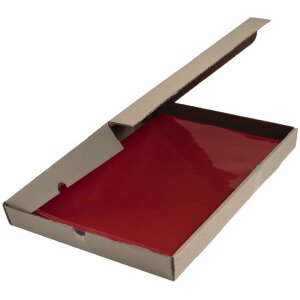 Карманы для файлов Exacompta 130µ DIN A4 красные 100 штук ПВХ гладкие