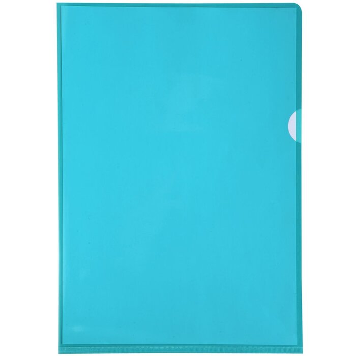 Exacompta упаковка из 100 файловых папок, гладкие, прочные ПВХ 130µ DIN A4 зеленые