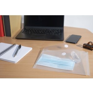 Exacompta упаковка из 5 рукавов для брошюр на липучке PP 200µ 24x18 см ассорти