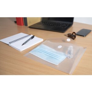 Exacompta упаковка из 5 рукавов для брошюр на липучке PP 200µ 24x18 см ассорти