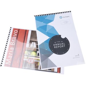 Exacompta 75201E 100 спиралей ПВХ 8 мм черных для DIN A4 и A3 в альбомном формате