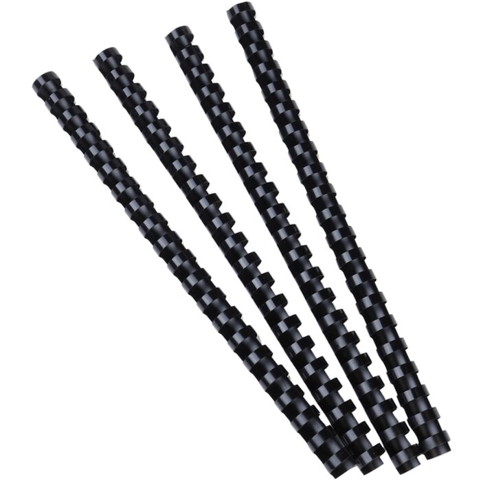 Коробка Exacompta 100 спиралей 12 мм ПВХ для переплета DIN A4 черная