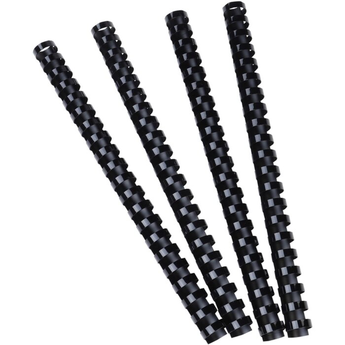 Коробка Exacompta 100 спиралей 16 мм ПВХ для переплета DIN A4 черная