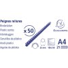 Exacompta 75701E спирали 25 мм PVC для A4 A3 альбомного формата черные 100 шт.