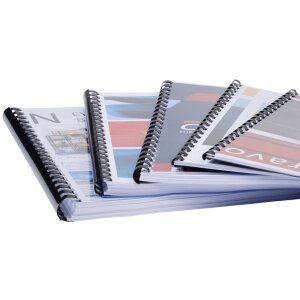 Коробка Exacompta 25 спиралей 16 мм ПВХ для переплета А4 черная