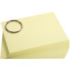 Exacompta 50 Flashcards mit Ring liniert DIN A7