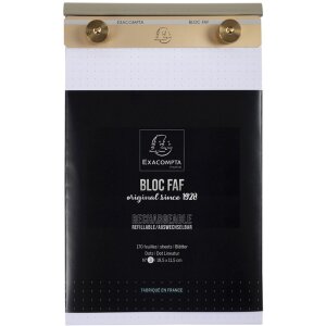 Блокнот Exacompta FAF 18,5x11,5см, N3. Точки - белый