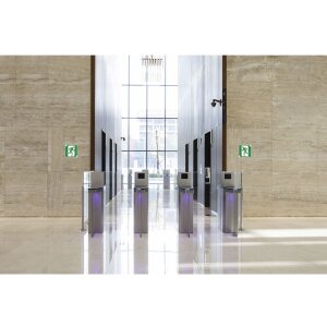 Эвакуационный знак слева 20 см