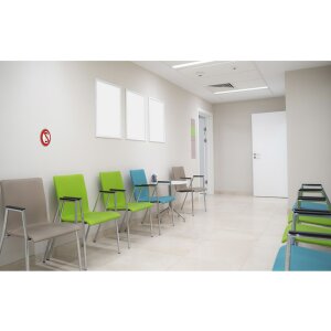 Клейкий знак "Нет мобильным телефонам" 10 см