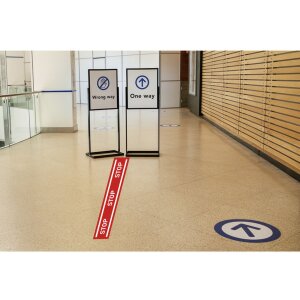 Клейкая лента 100 см красная