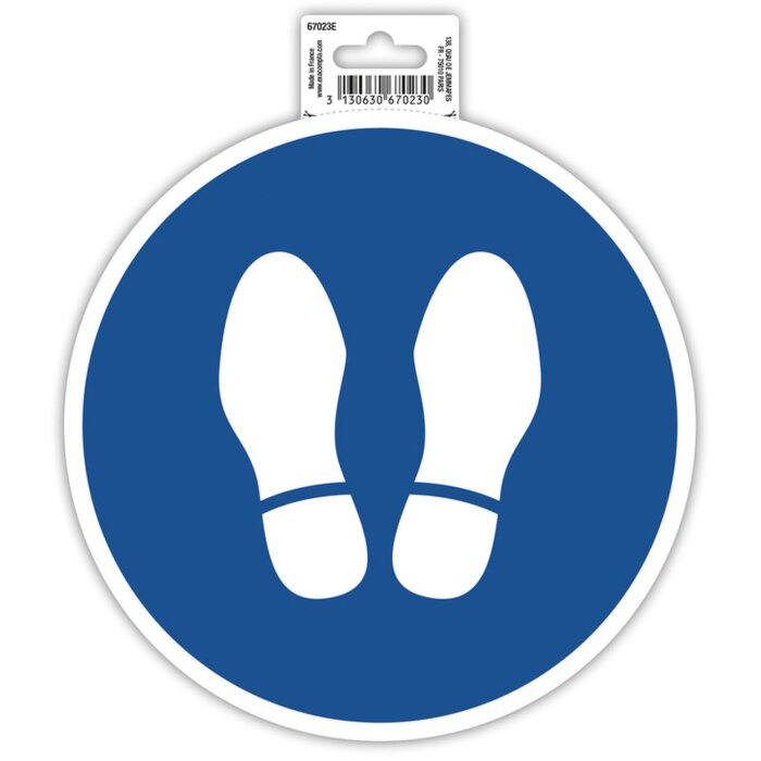 Клейкий знак Halt 20 см