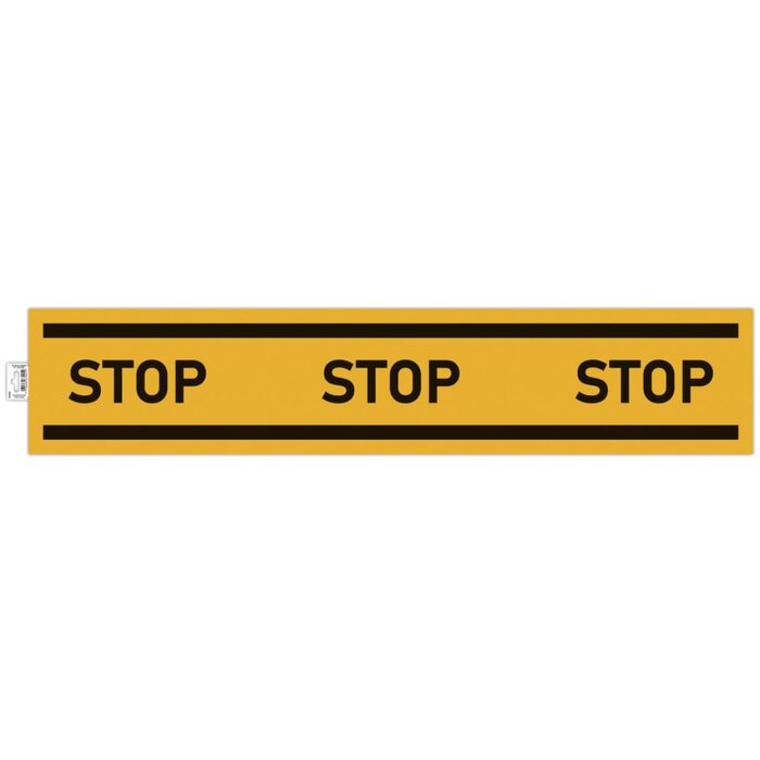 Exacompta клейкий знак "Стоп" желтый 100 см 67025E самоклеящийся нескользящий