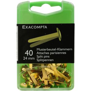 Коробка Exacompta с 40 зажимами для пакетов с образцами...