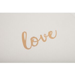 Гостевая книга Exacompta Любовь 21x19 см белая 140 белых страниц