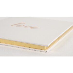 Гостевая книга Exacompta Любовь 21x19 см белая 140 белых страниц