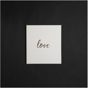 Гостевая книга Exacompta Любовь 21x19 см белая 140 белых страниц