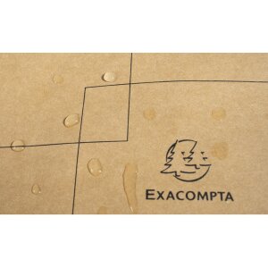 Рюкзак Exacompta 32x44x12 см бумажный кожаный Eterneco коричневый