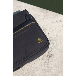 Сумка через плечо Exacompta Exactive для ноутбуков до 14 дюймов черная 38x30,5x10 см