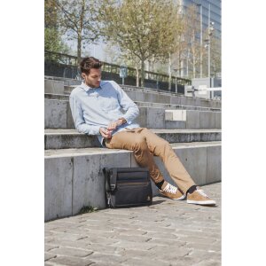 Сумка через плечо Exacompta Exactive для ноутбуков до 14 дюймов черная 38x30,5x10 см