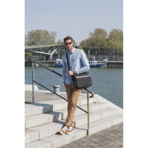 Сумка через плечо Exacompta Exactive для ноутбуков до 14 дюймов черная 38x30,5x10 см