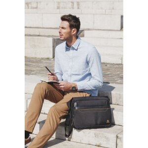 Сумка через плечо Exacompta Exactive для ноутбуков до 14 дюймов черная 38x30,5x10 см