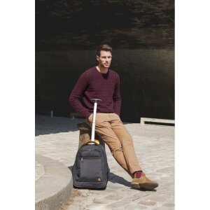 Бизнес-рюкзак Exacompta на колесиках Exabusiness Exactive черный