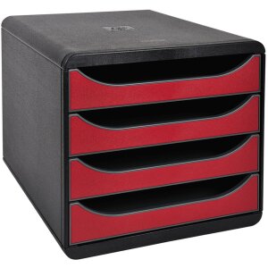 Exacompta Schubladenbox Big Box 4 offene Schubladen...