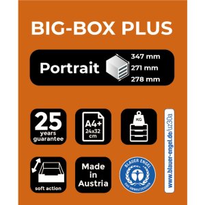 Exacompta 3097284D Коробка для ящиков Big Box Plus 5 ящиков Iderama малинового цвета