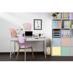 Exacompta 18296SETD Set mit 4 Stehsammlern MAG-CUBE Aquarel Farben sortiert