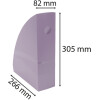Папка для журналов Exacompta MAG-CUBE Aquarel mauve DIN A4+ 266x82x305 мм