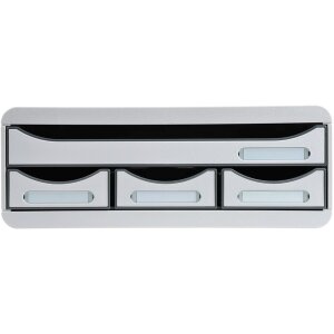 Exacompta 319740D TOOLBOX Ablagemodul 4 Schubladen Lichtgrau