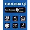 Exacompta TOOLBOX MINI 4 Schubladen Qi Ladestation Regenbogen