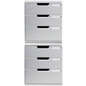 Exacompta 325041D Schubladenbox MODULO A4 3 geschlossene...