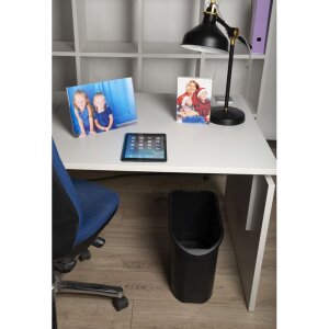 Exacompta Öko-Papierkorb Topline Schwarz 48x24x36,5 cm