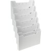 Exacompta 63240D Modulierbarer Wandprospektständer 6 Fächer A4 Querformat