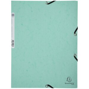 Exacompta Sammelmappe Aquarel Colorspan Gummizug A4 400g/m² Farben sortiert