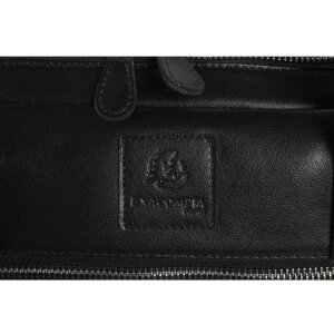 Exacompta Сумка на плечо для ноутбука 2 отделения черная кожа Exactive черный