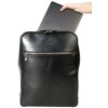 Exacompta 17637E Рюкзак для ноутбука кожаный черный водоотталкивающий 17 дюймов Exactive