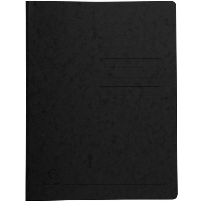 Exacompta Spiralhefter A4 Schwarz Colorspan 355g/m² für 300 Blatt