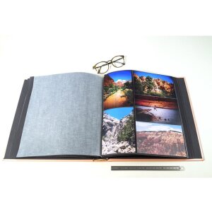 Exacompta Fotoalbum Aquarel 29x32 cm 60 schwarze Seiten