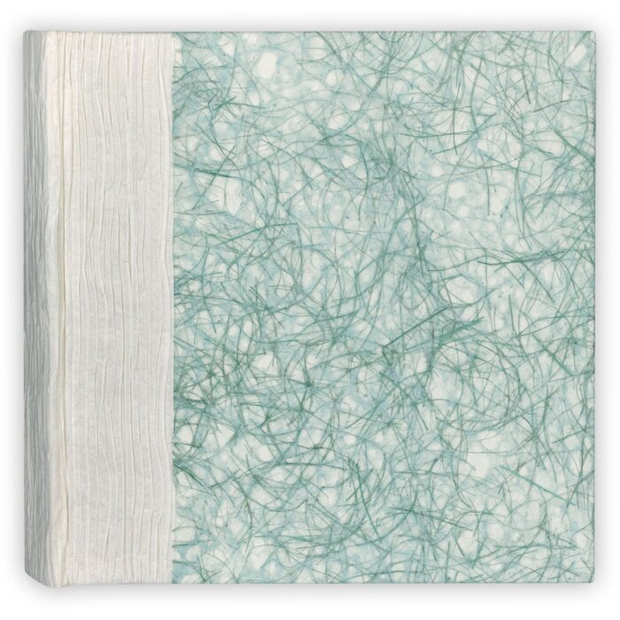 ZEP Fotoalbum Seul blau 32x32 cm 100 weiße Seiten mit Pergamin